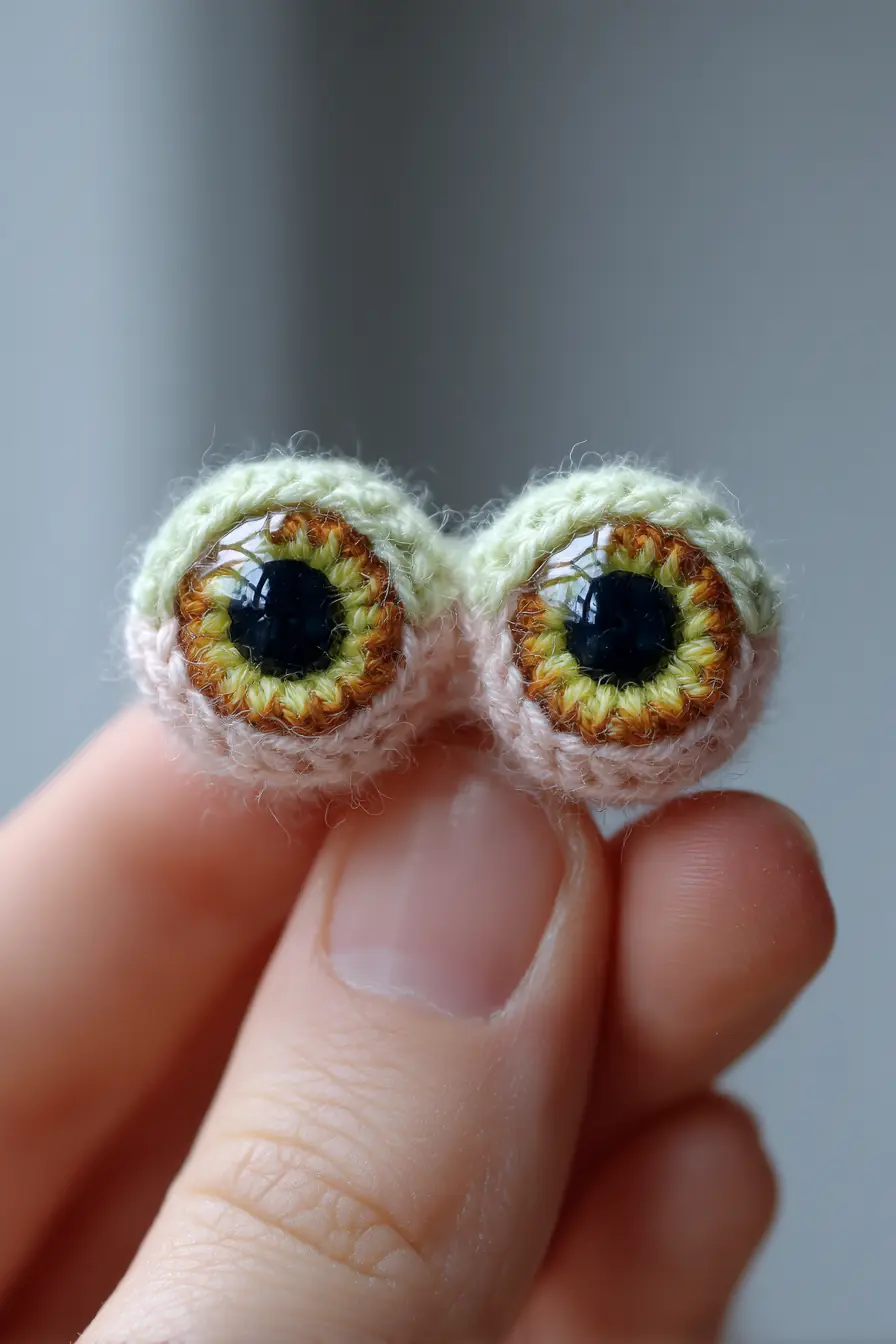 Tiny Amigurumi Eyes: Crochet Pattern and Safety Tips for Small Eyes