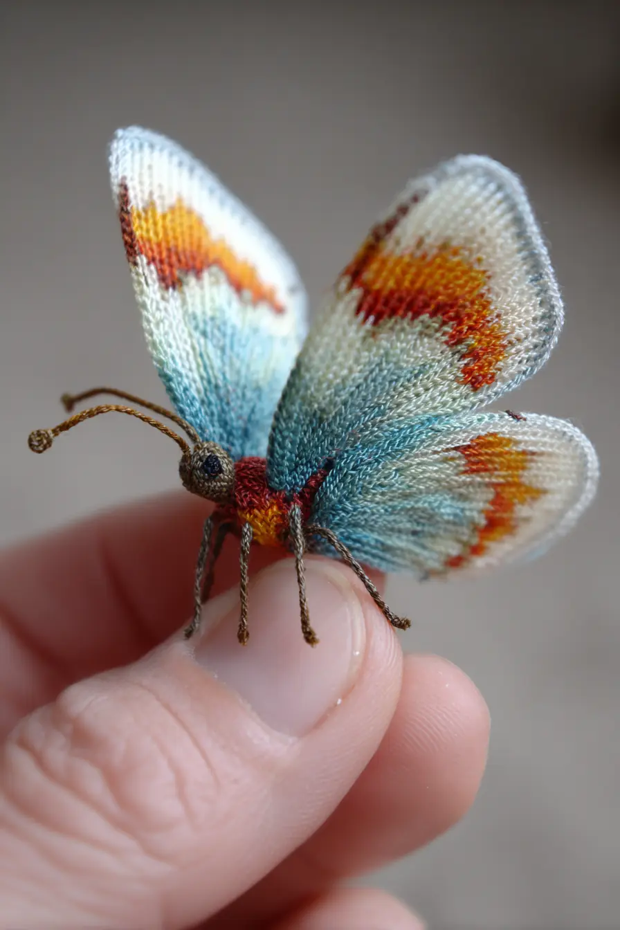 Tiny Butterfly Amigurumi — Fine-Thread Pattern, Materials & Finishing Tips