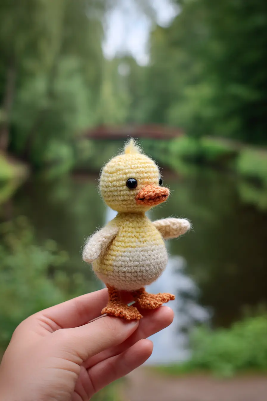 Little Duck Amigurumi Pattern — Crochet Duck Toy (DK Yarn, 3.5 mm Hook)