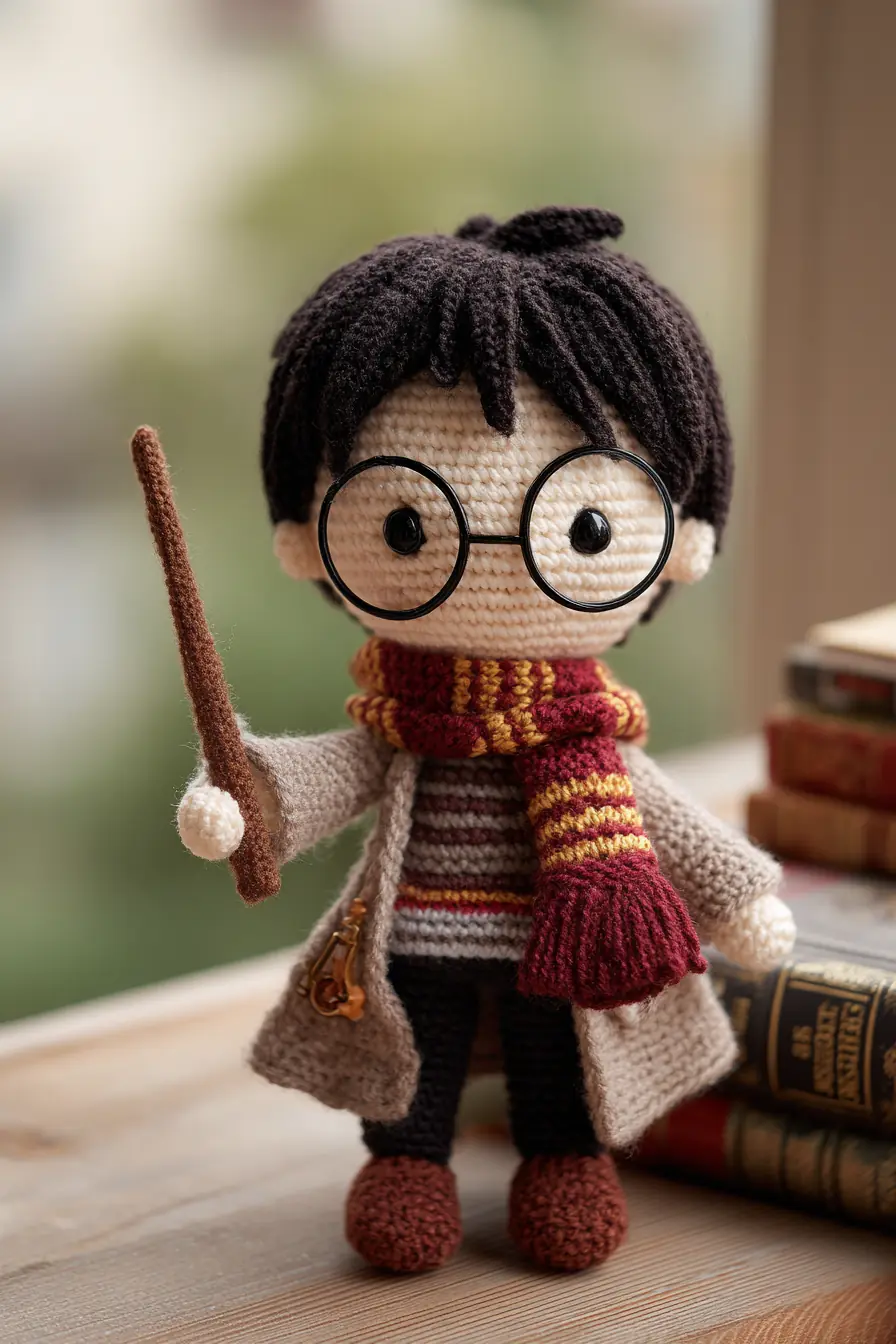Wizard-inspired Amigurumi Doll — Crochet Materials, Stitches & Safety Tips