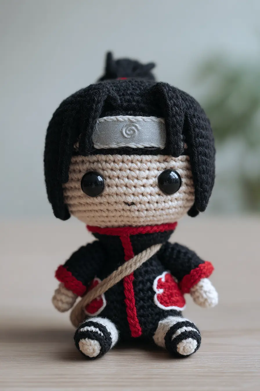 Black Cloak Amigurumi Doll — Crochet Materials, Stitches & Safety Tips