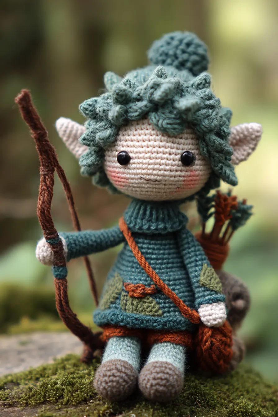 Elf Archer Amigurumi — Crochet Pattern, Materials & Safety Tips