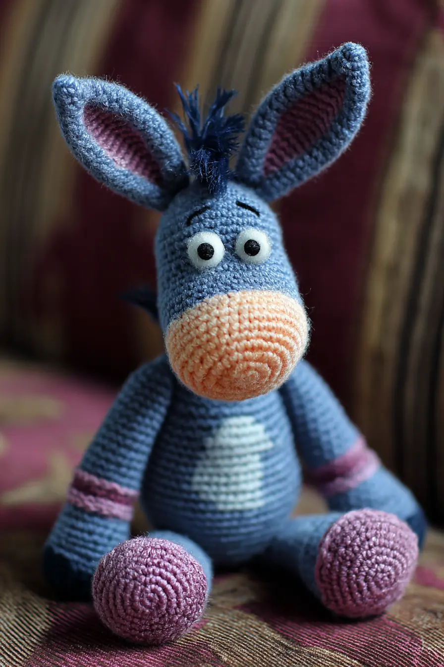 Blue Donkey Amigurumi Crochet Pattern — Materials, Stitches & Safety Tips