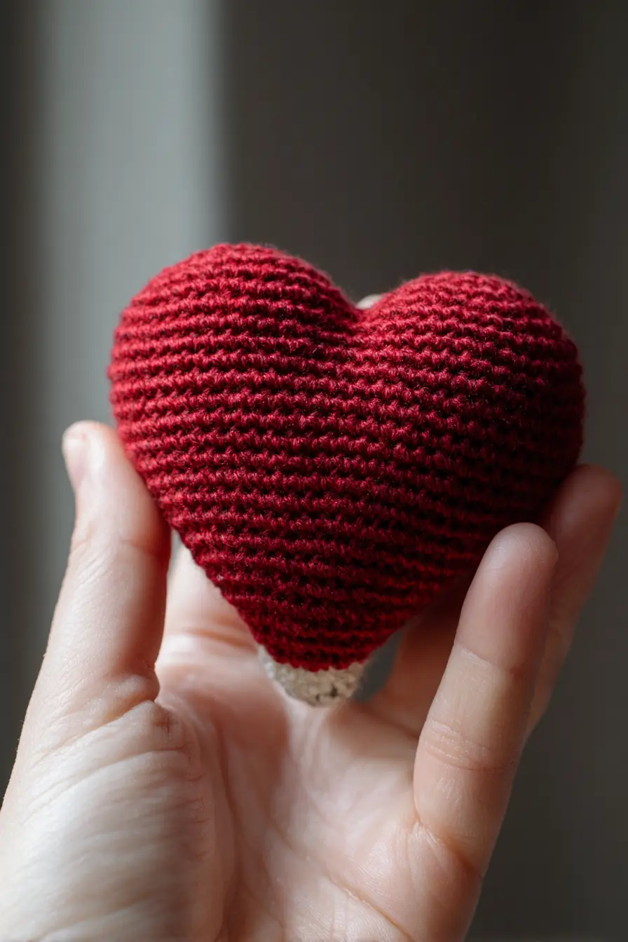 Small Crochet Amigurumi Heart — Materials, Stitches & Safety Tips