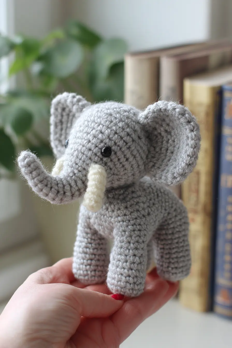 Small Crochet Amigurumi Elephant Pattern — Materials, Safety & Tips