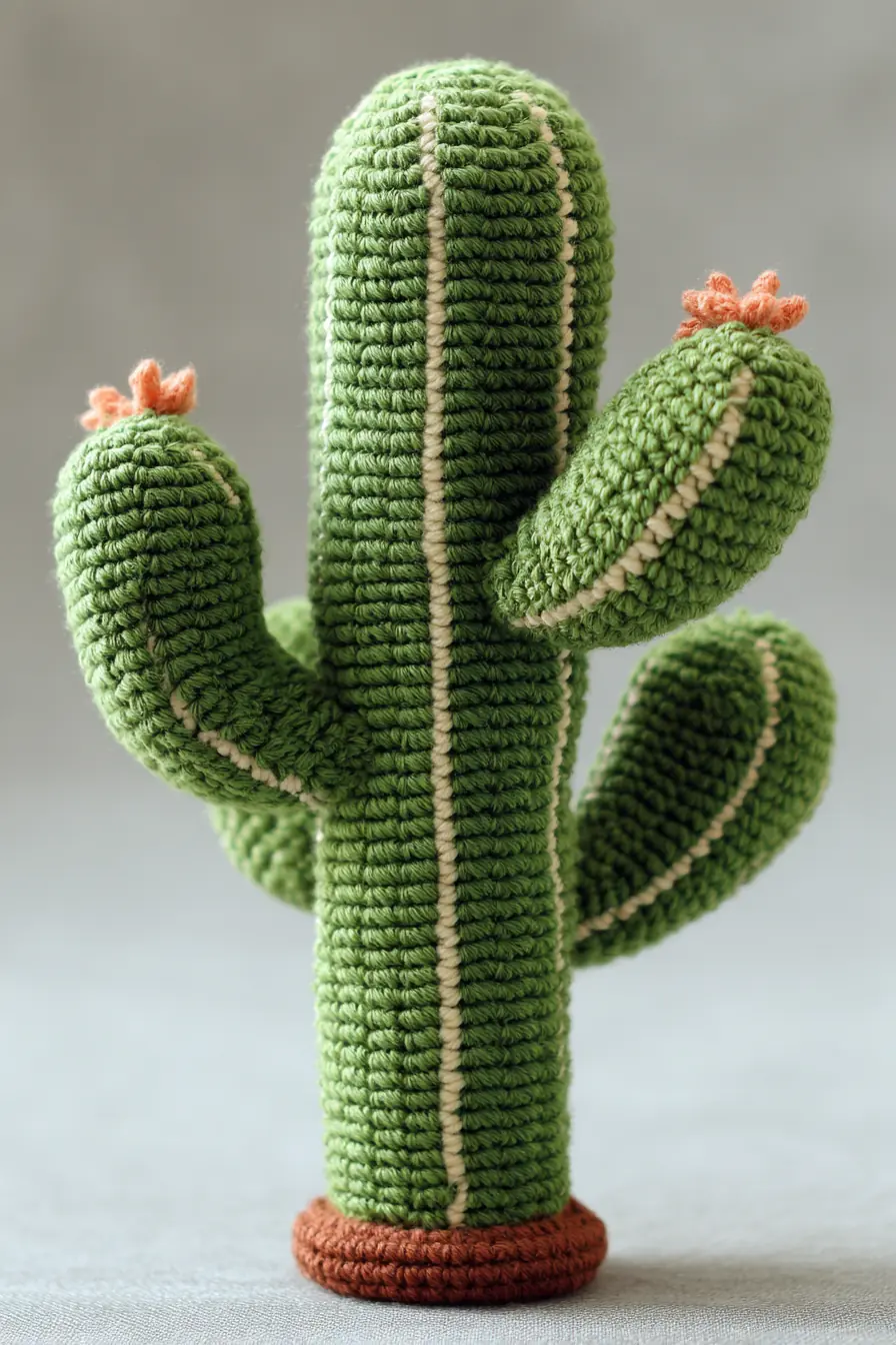 Amigurumi Cactus Crochet Pattern — Materials, Stitches & Safety Tips