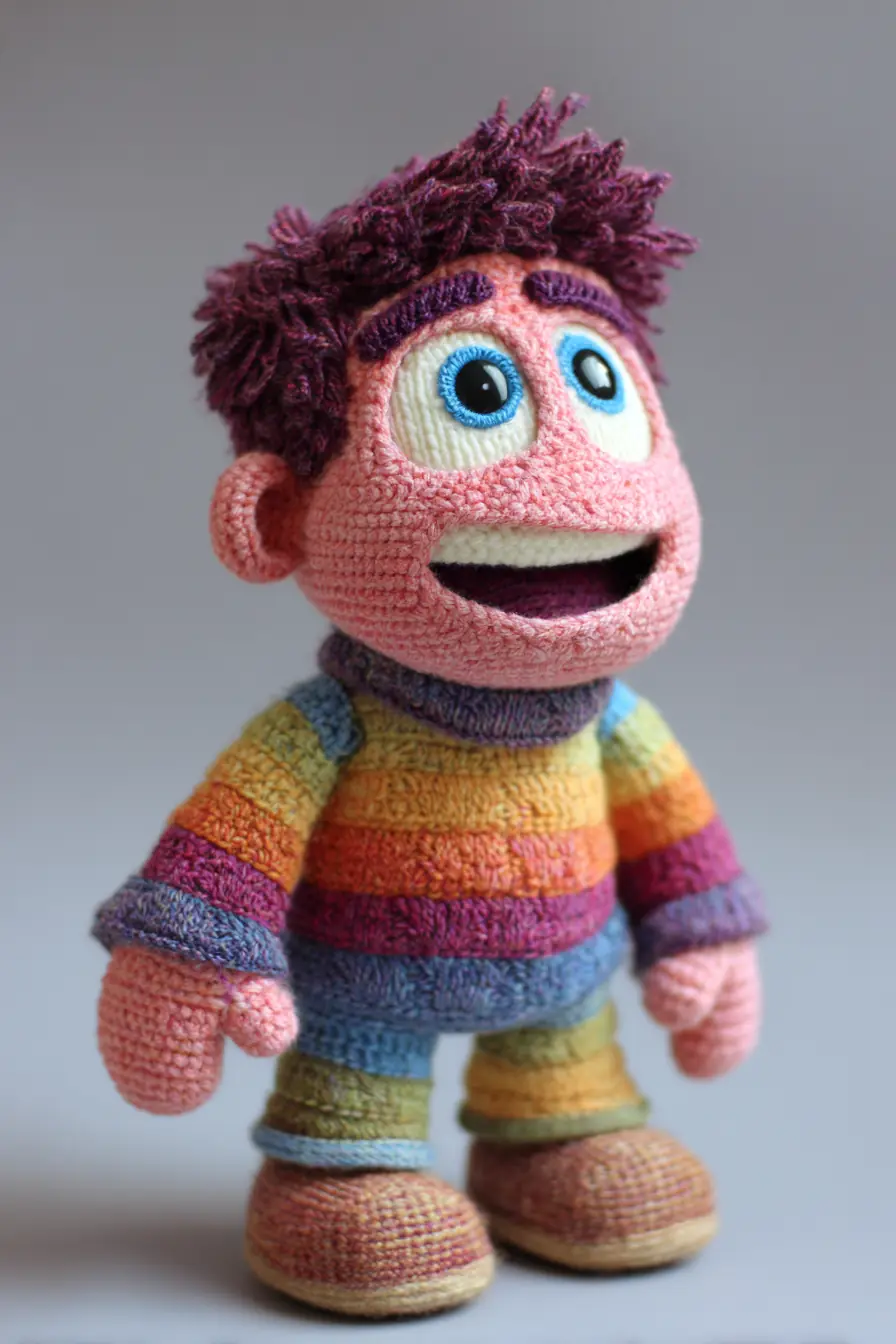 Amigurumi Rainbow Sweater Doll — Crochet Pattern, Materials & Safety Tips