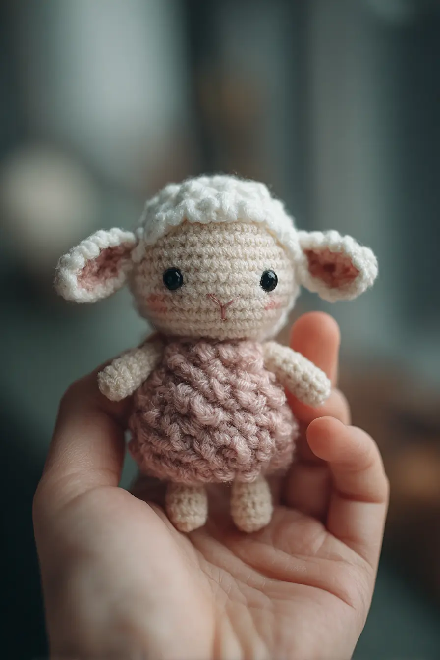 Amigurumi Lamb — Cute Crochet Sheep Toy Pattern (DK/Worsted, Puff Stitch)