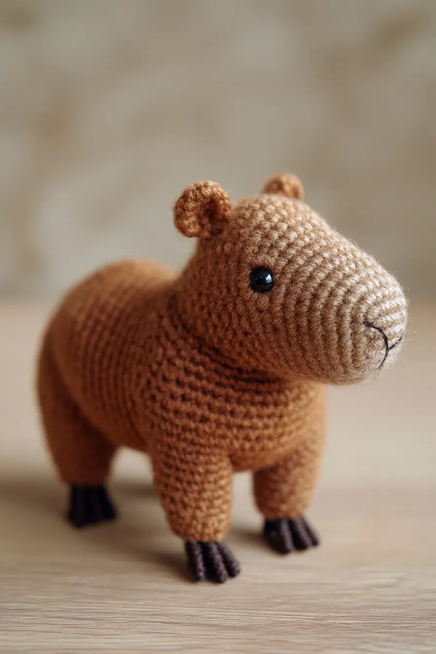 Amigurumi Capybara Crochet — Materials, Stitches, Size & Safety Tips