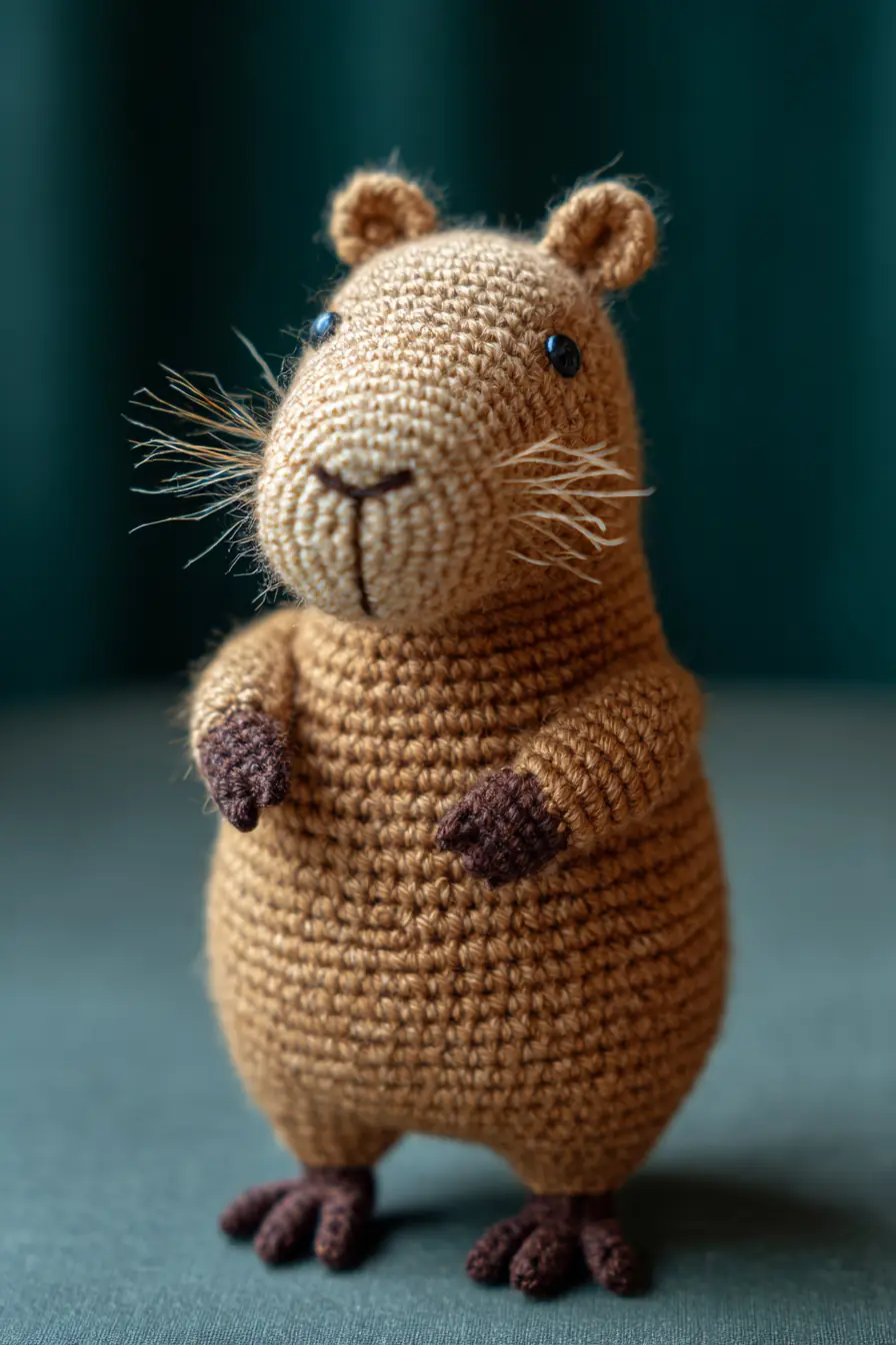 Amigurumi Capybara Crochet Pattern — Soft Toy, Easy Stitches
