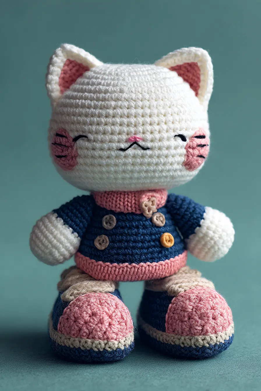 Amigurumi Cat Doll — Materials, Stitches, Size & Safety Tips
