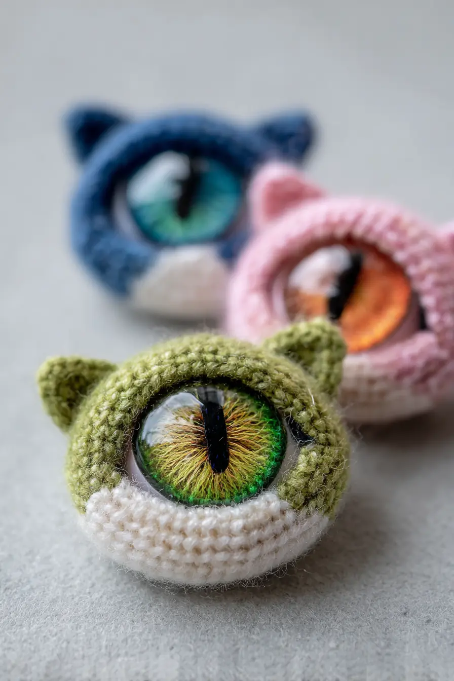 Amigurumi Cat Eye Crochet — Tiny Crochet Cat Eye Keychain (with Safety Tips)