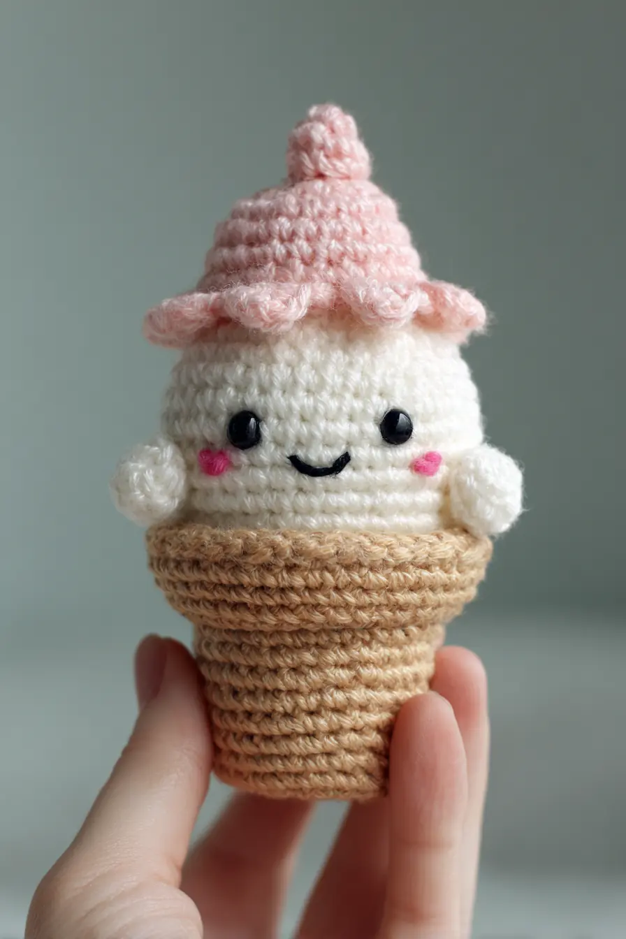 Amigurumi Ice Cream Cone Crochet Toy — Pattern, Materials & Safety Tips