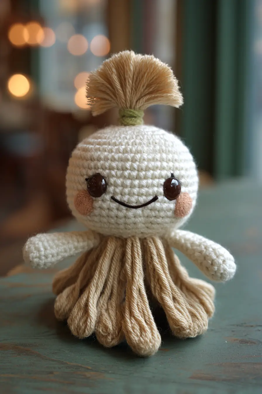 Amigurumi Octopus with Tassel Hair — Soft Yarn Crochet Pattern & Tips