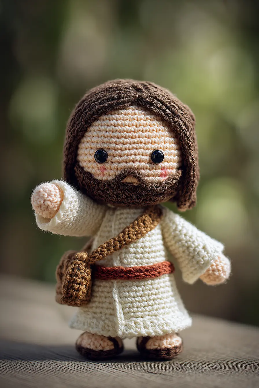 Amigurumi Bearded Doll in Robe — Crochet Materials, Stitches & Tips