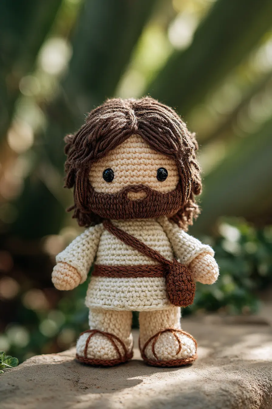Amigurumi Bearded Doll Crochet Pattern — Materials, Stitches, Size & Safety Tips