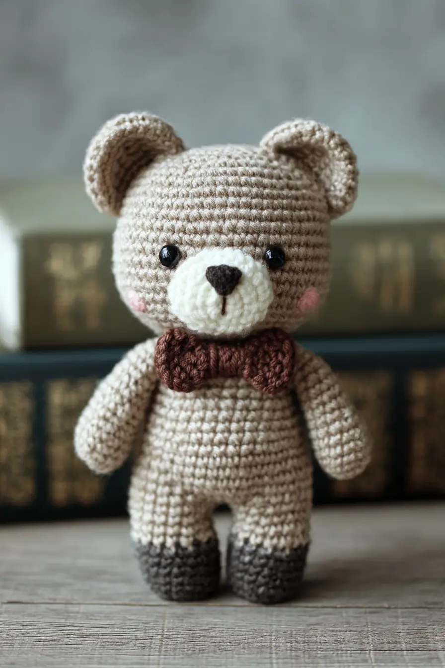 Amigurumi Teddy Bear Crochet Pattern — Small Cute Crochet Bear Toy