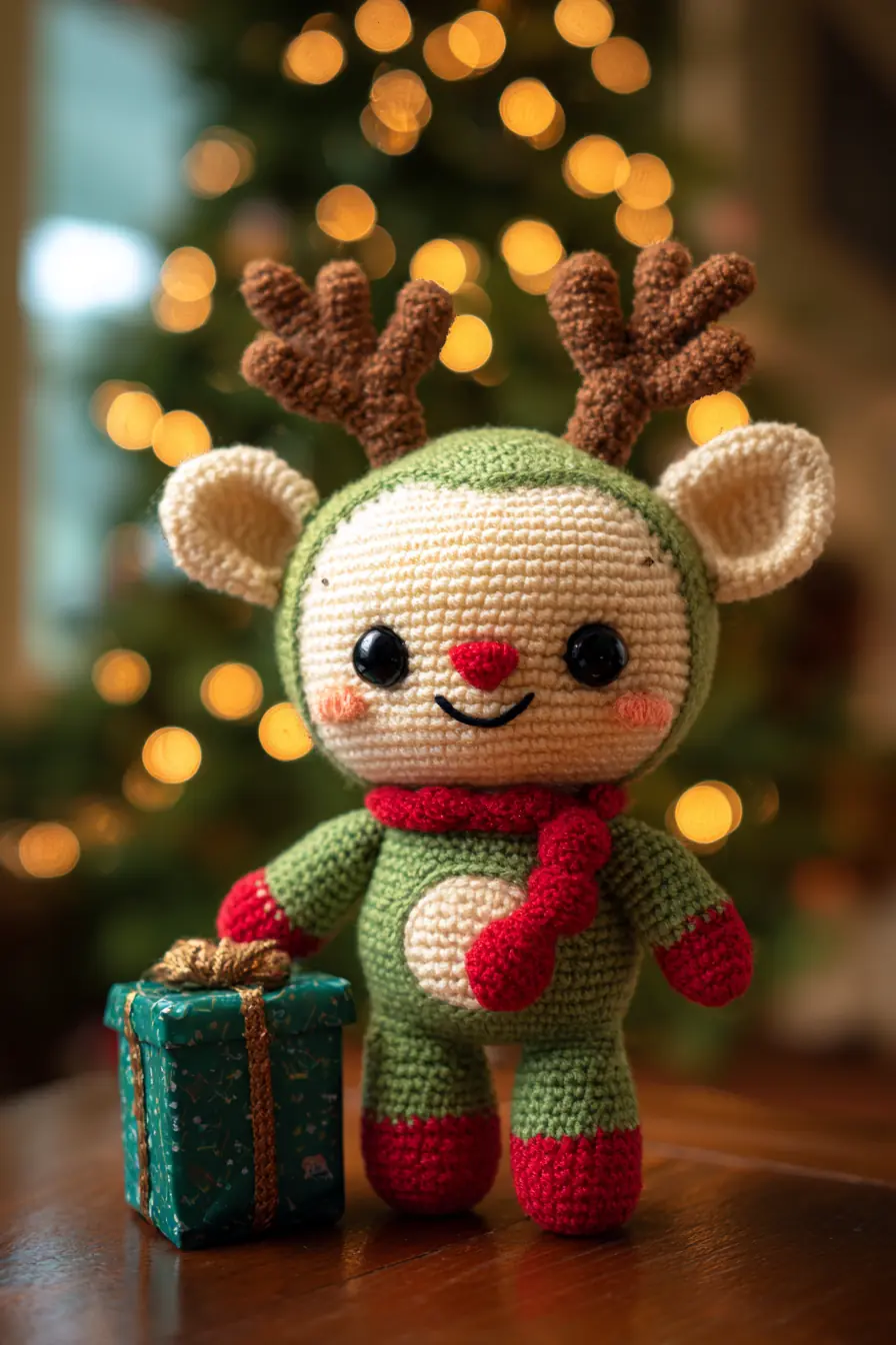 Amigurumi Reindeer Crochet Pattern — Cute Holiday Plush (Reindeer Doll)