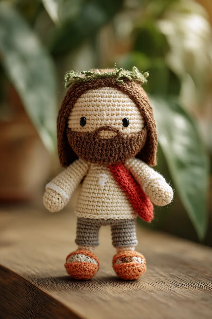 Amigurumi Jesus Doll — Crochet Pattern, Materials & Safety Tips