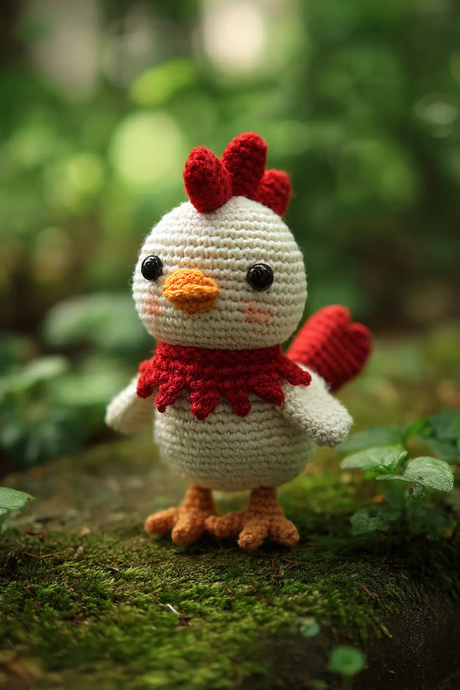 Amigurumi Chick Crochet Pattern — Small Chicken Toy (Cotton/Acrylic Yarn)