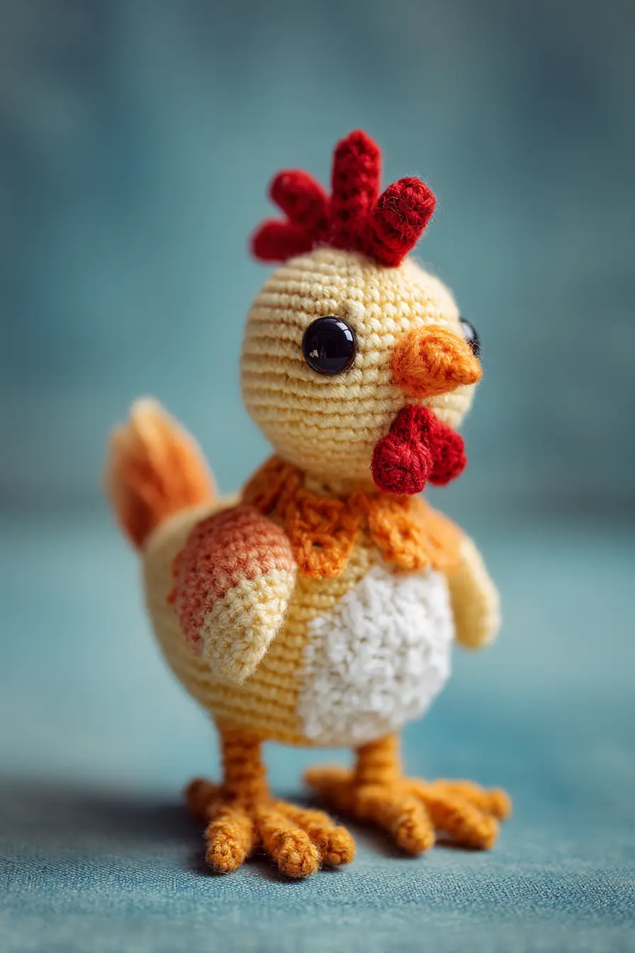 Amigurumi Chick Crochet Pattern – Cute Rooster Toy (Beginner-Friendly)