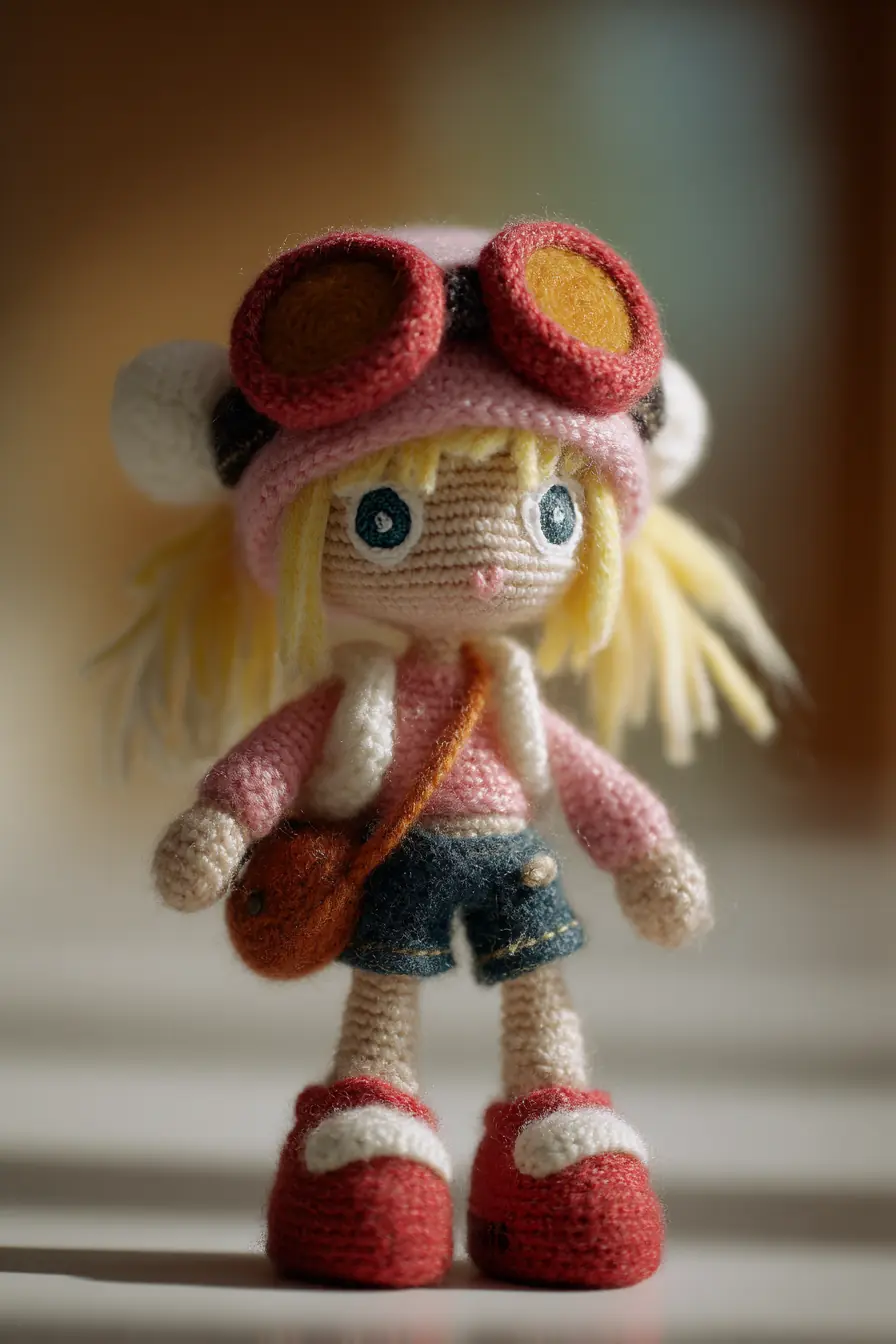 Amigurumi Pilot Girl Doll — Crochet Materials, Stitches & Safety Tips