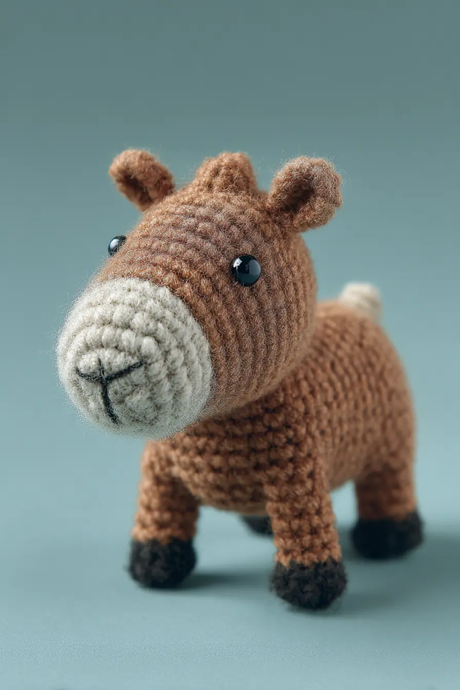 Amigurumi Mini Horse Crochet Pattern — Small Plush Toy (Baby Size)