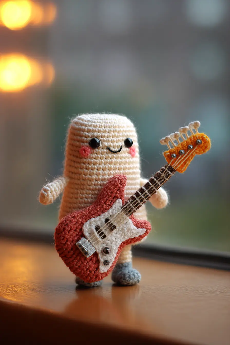 Amigurumi Mini Musician: Crochet Electric Guitar Doll Pattern