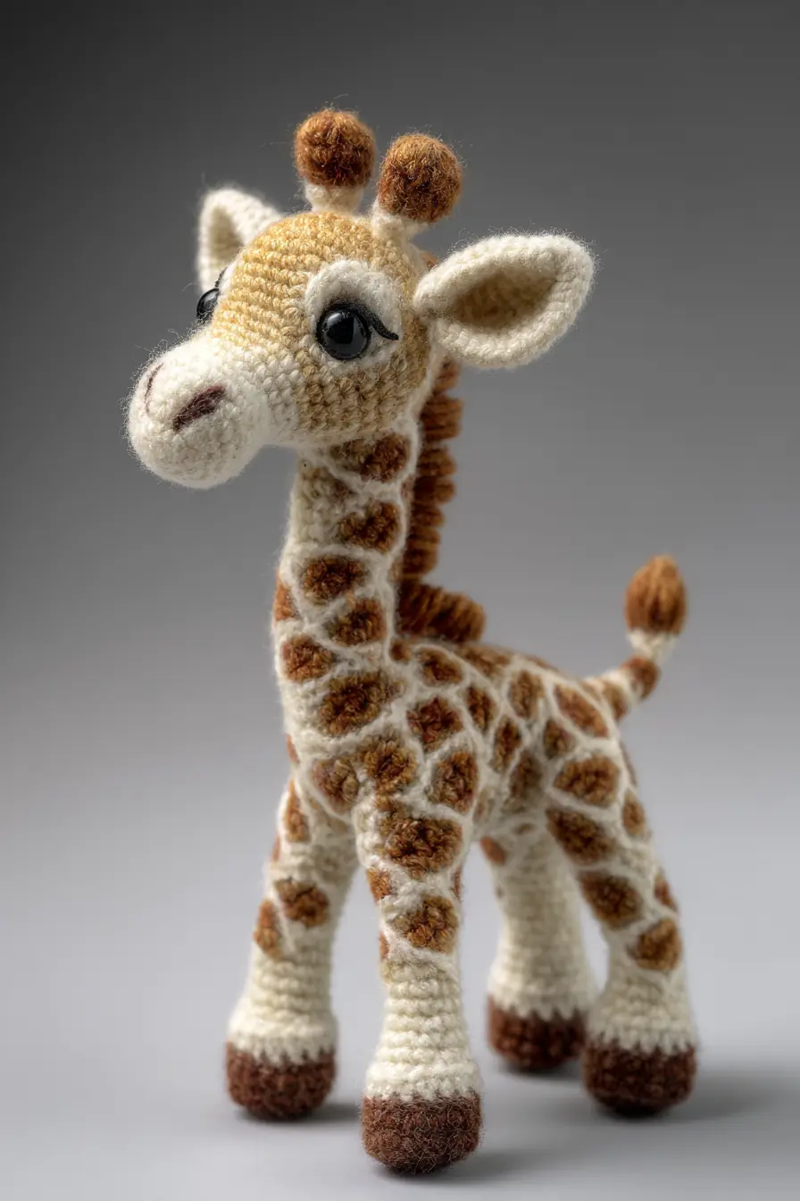 Amigurumi Giraffe Crochet Pattern — Soft Single‑Crochet Toy (20 cm)