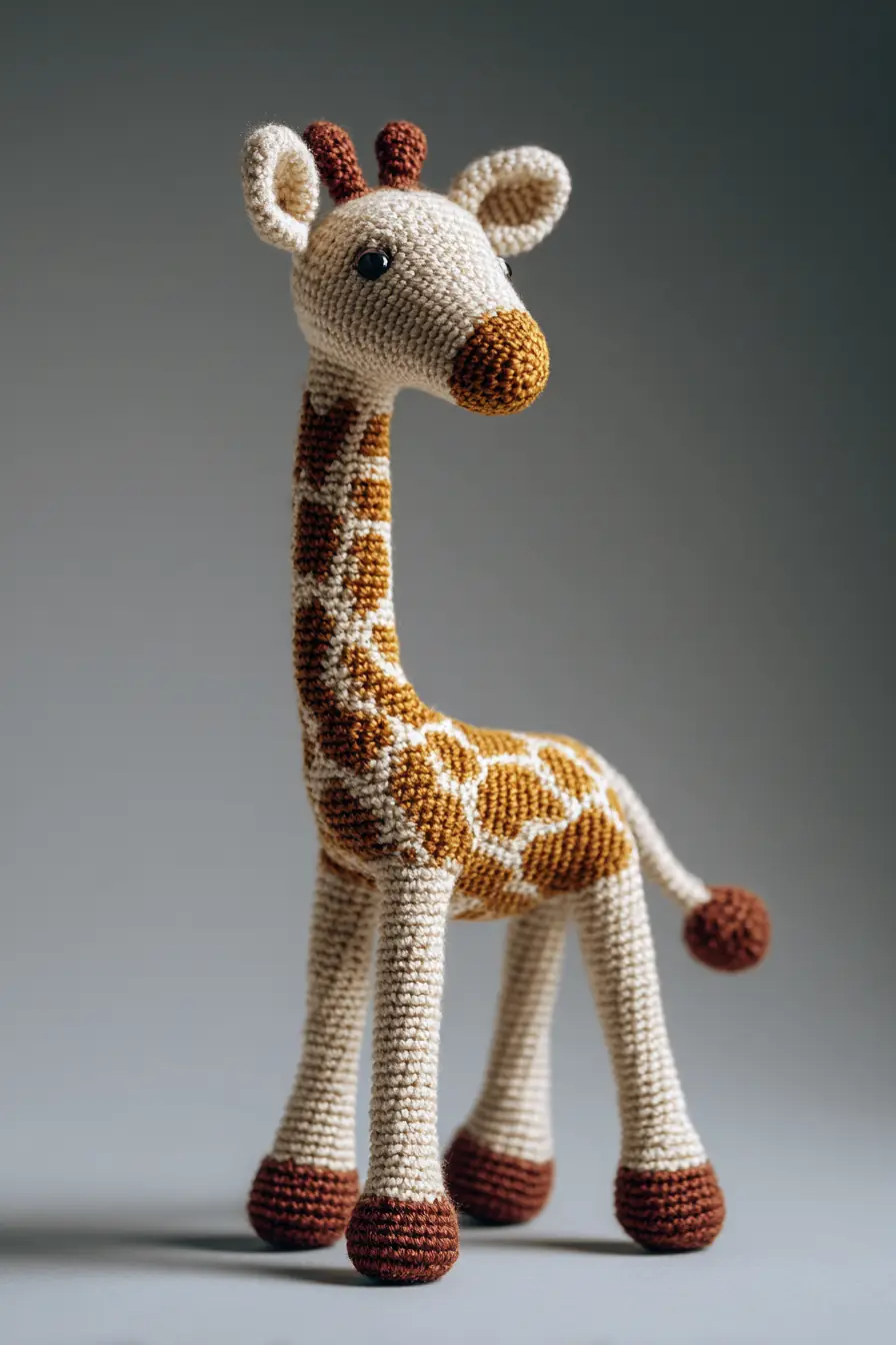 Amigurumi Giraffe Crochet Pattern — Soft Toy in DK/Worsted Yarn