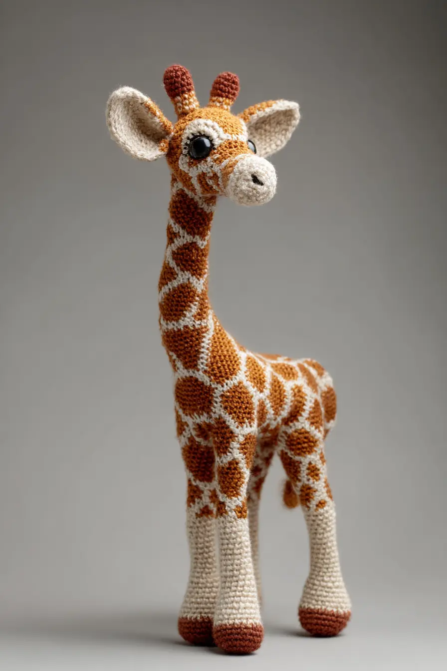 Amigurumi Giraffe Crochet Pattern — Cute Spotted Toy (DK Yarn)