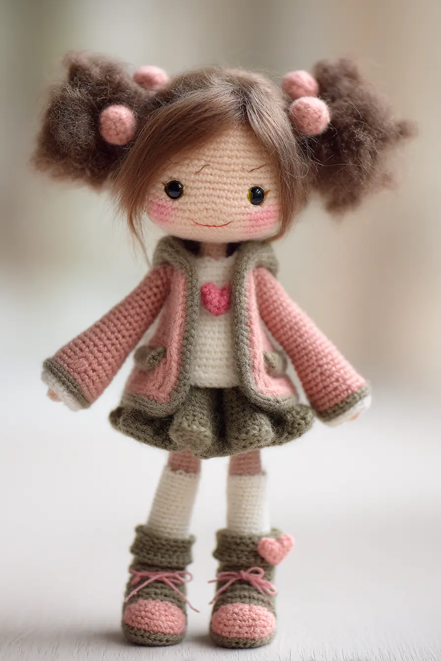 Amigurumi Girl Doll Pattern — Materials, Stitches, Safety & Size