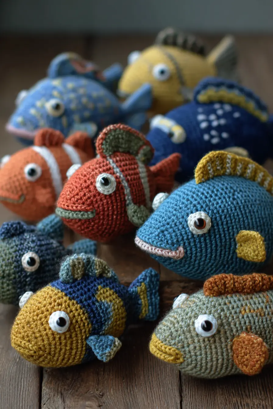 Amigurumi Fish Crochet Pattern — Small Cotton Fish Toy (Palm-Sized)