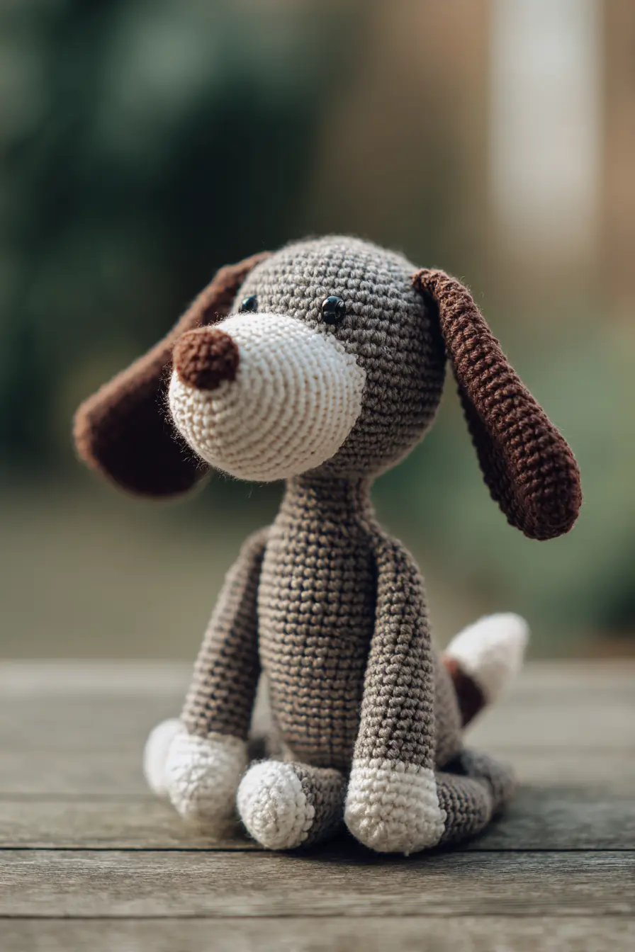 Amigurumi Sitting Puppy Crochet Pattern — Materials, Stitches & Safety Tips