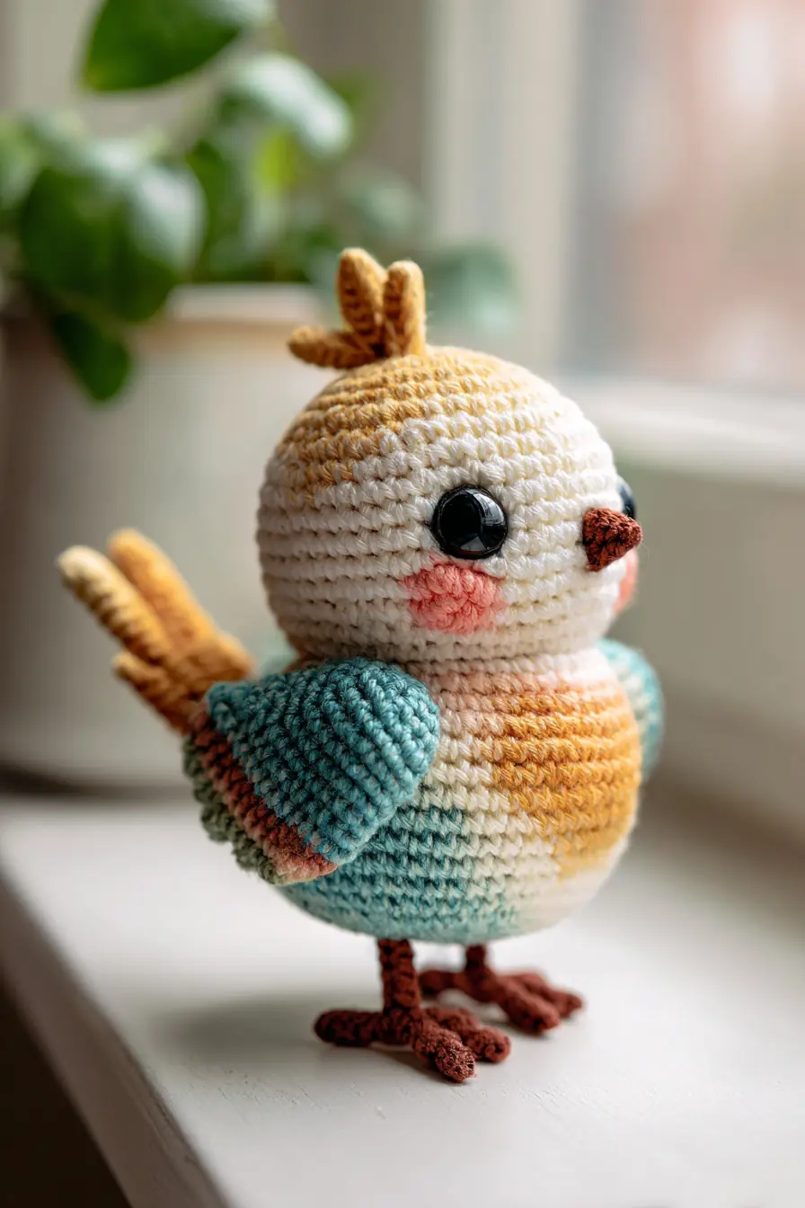 Amigurumi Little Bird Crochet Pattern — Materials, Stitches, Size & Safety Tips