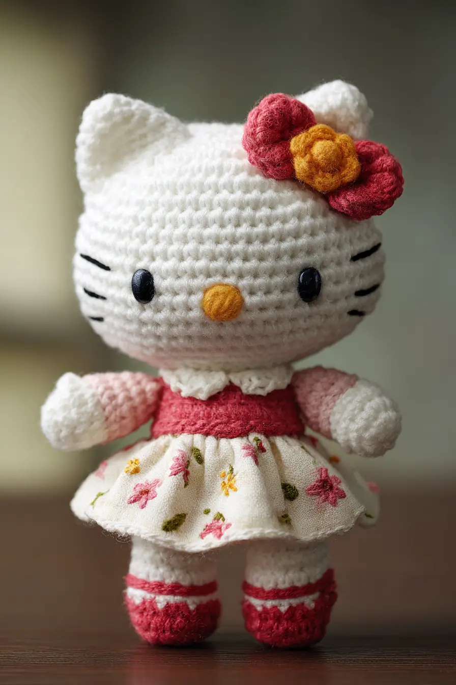 Amigurumi Kitty Doll — Crochet Materials, Stitches & Safety Tips