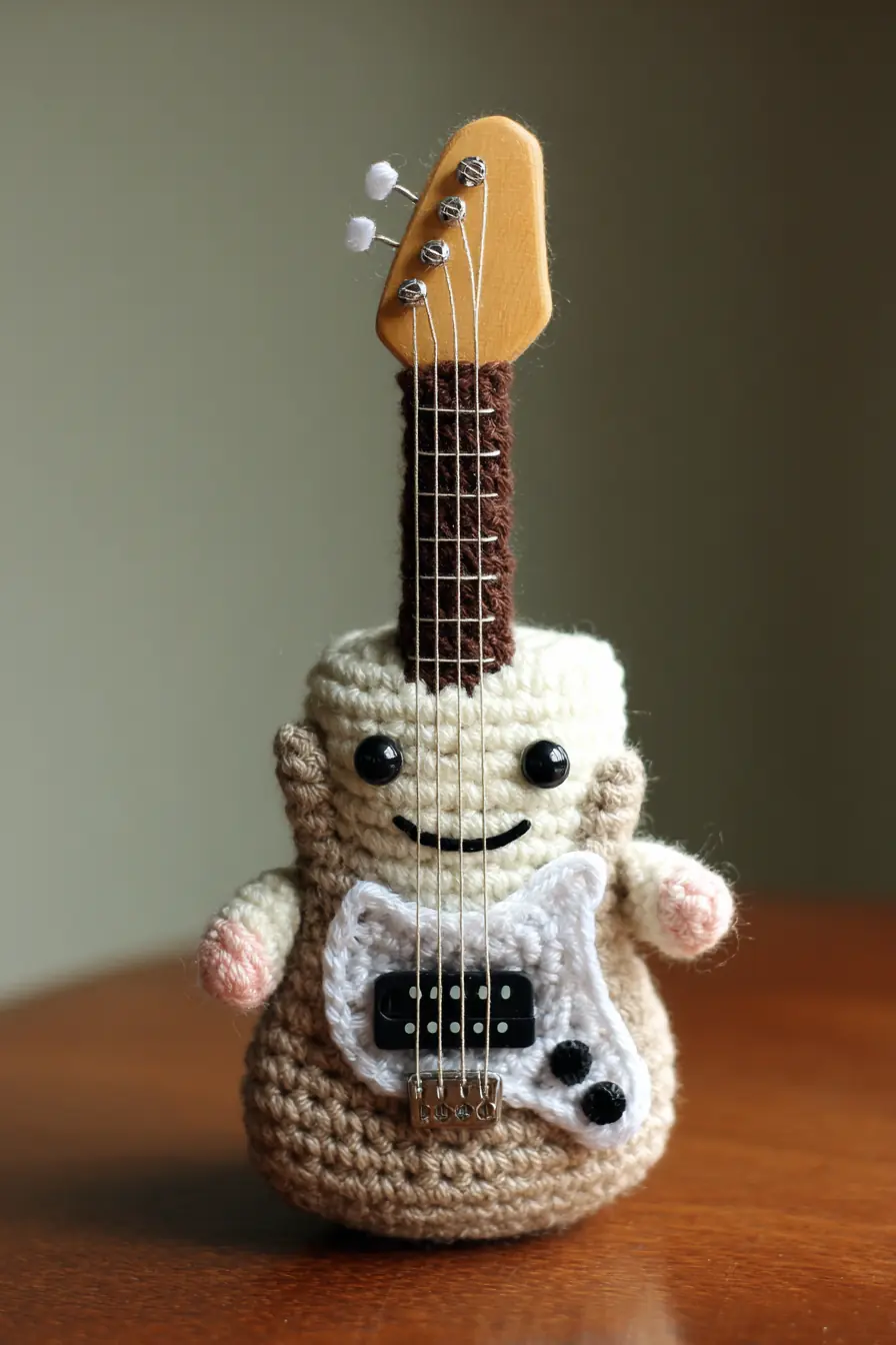 Amigurumi Electric Guitar Plush — Crochet Pattern & Making Tips