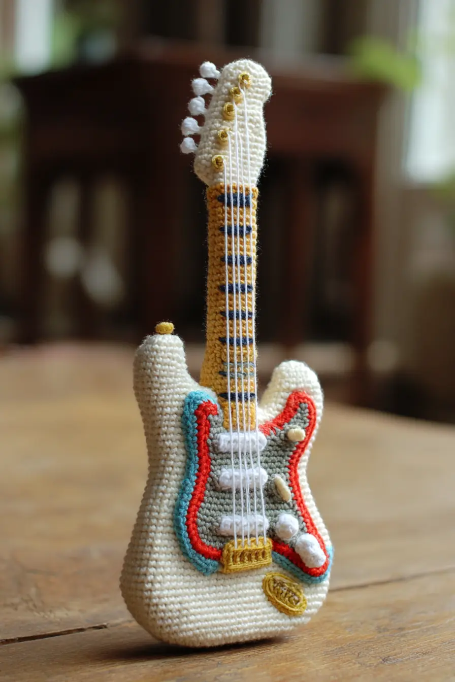 Amigurumi Electric Guitar — Crochet Pattern, Materials & Tips