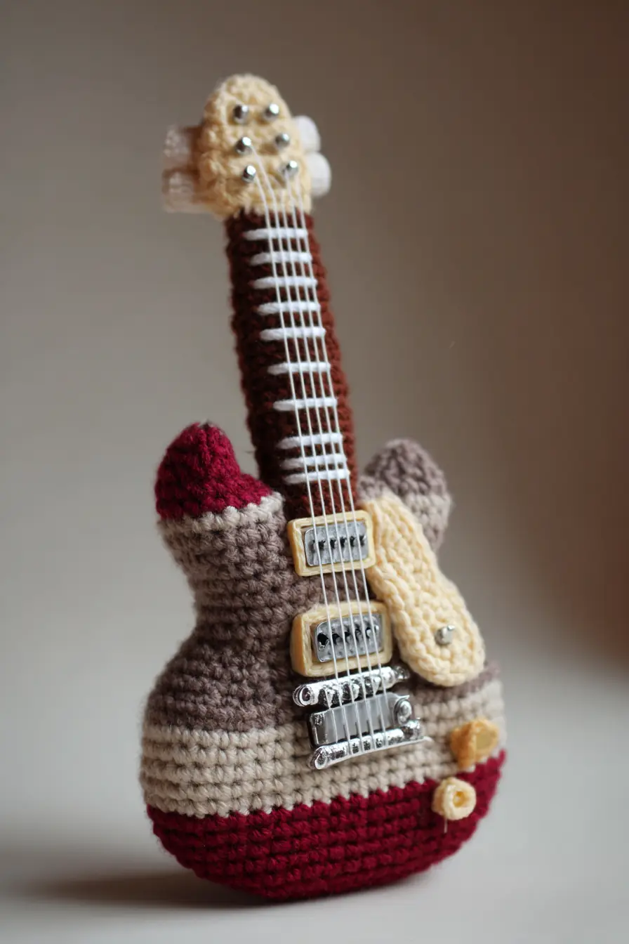 Amigurumi Electric Guitar Crochet Pattern — Materials, Stitches & Safety Tips