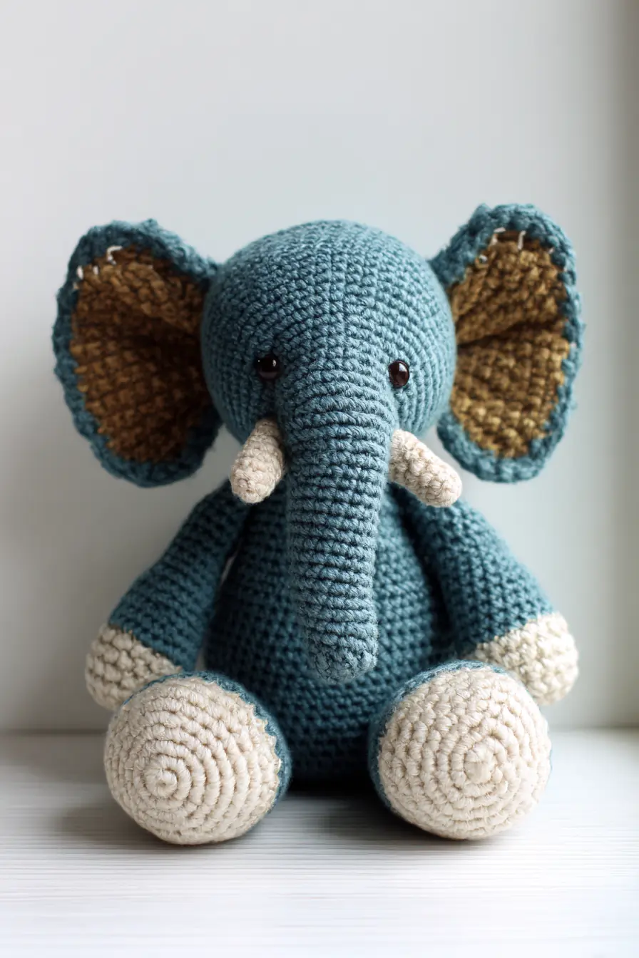Amigurumi Elephant Crochet — Materials, Stitches & Safety
