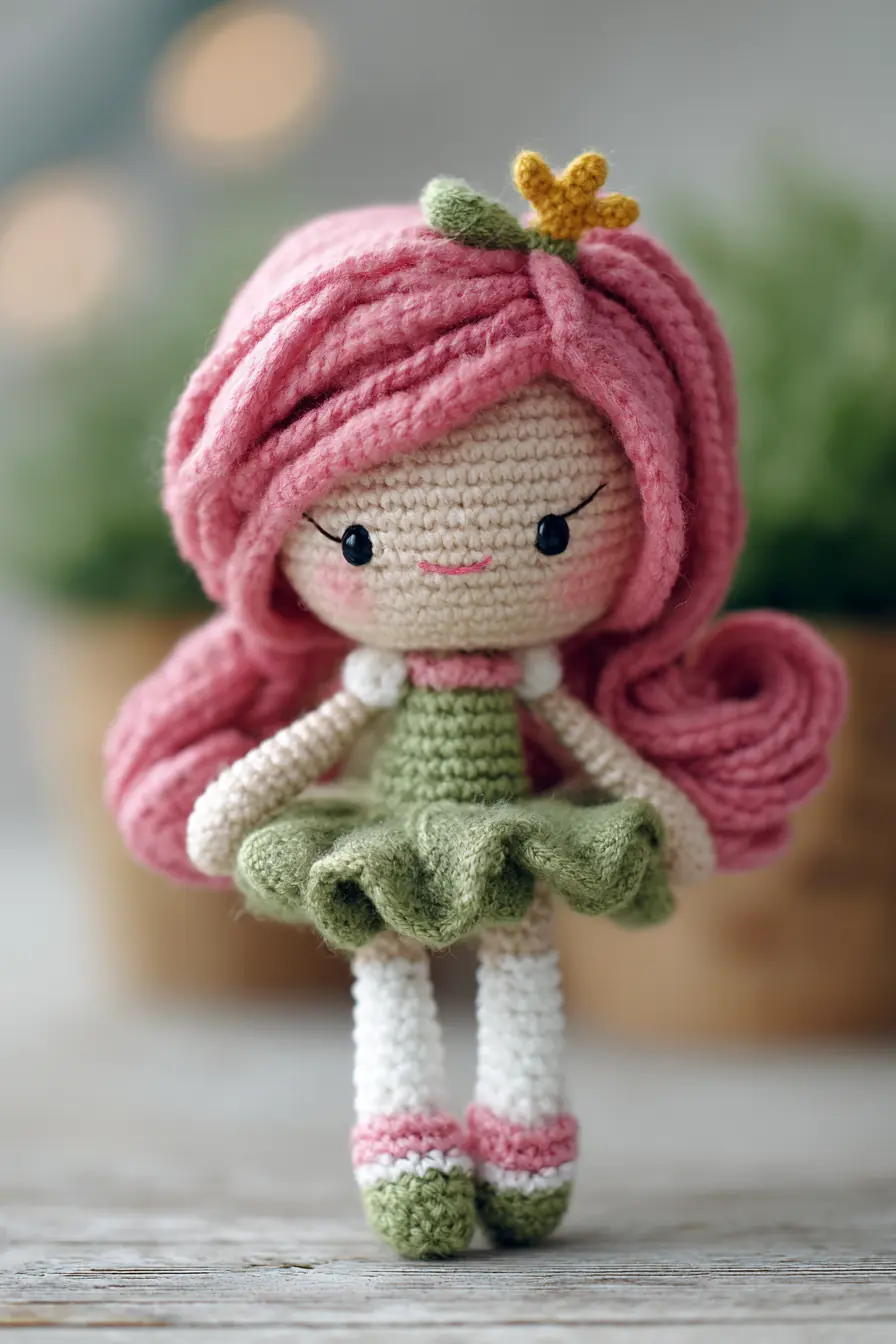 Amigurumi Floral Fairy Doll — Crochet Pattern and Materials Guide