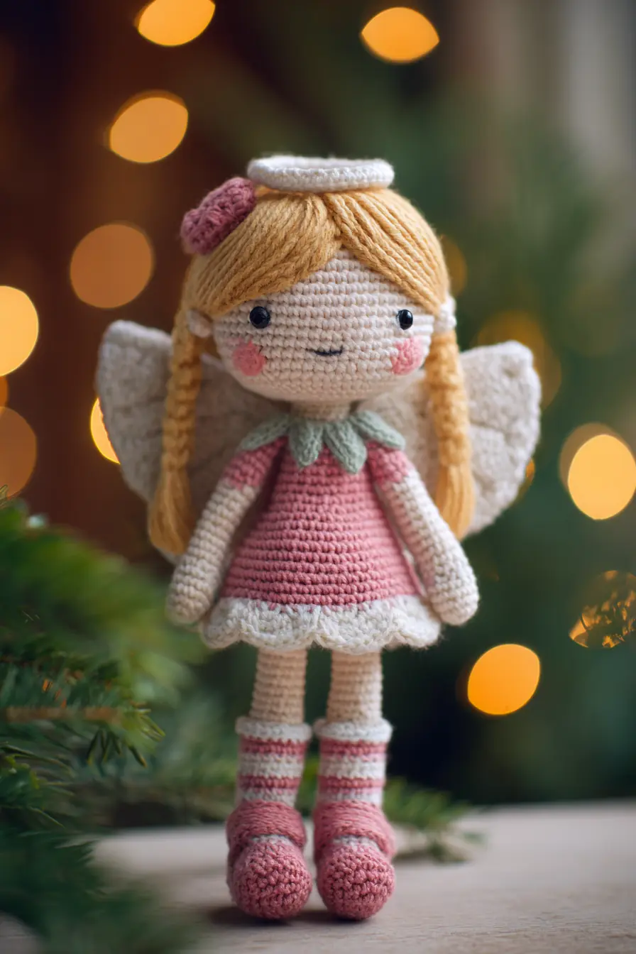 Amigurumi Angel Doll Crochet Pattern (8–10 in) — Materials, Stitches & Tips