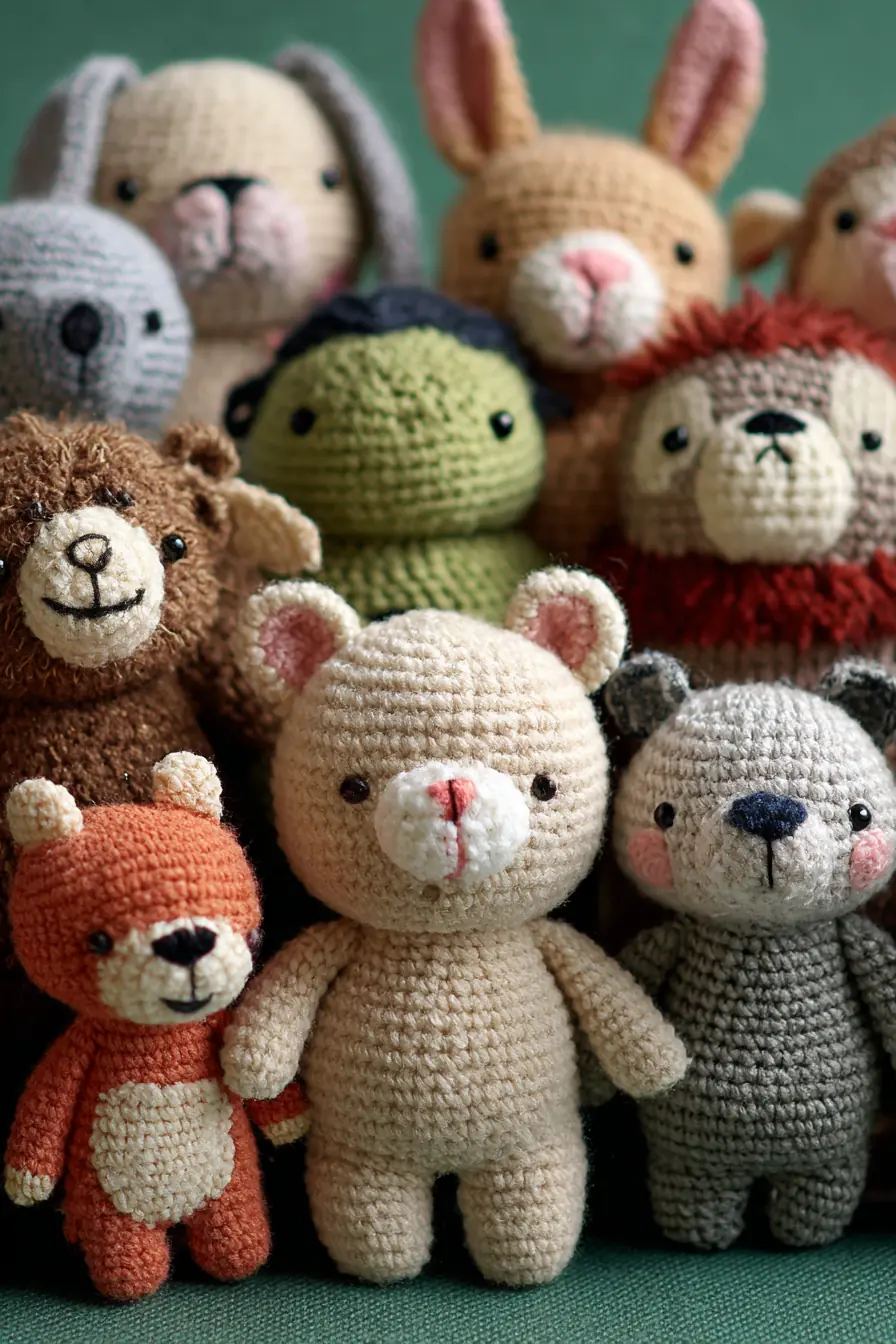 Amigurumi Animal Plushies: Beginner-Friendly Crochet Pattern & Materials Guide