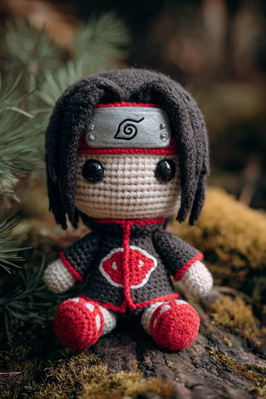 Amigurumi Anime-Inspired Ninja Doll — Crochet Materials, Stitches & Care