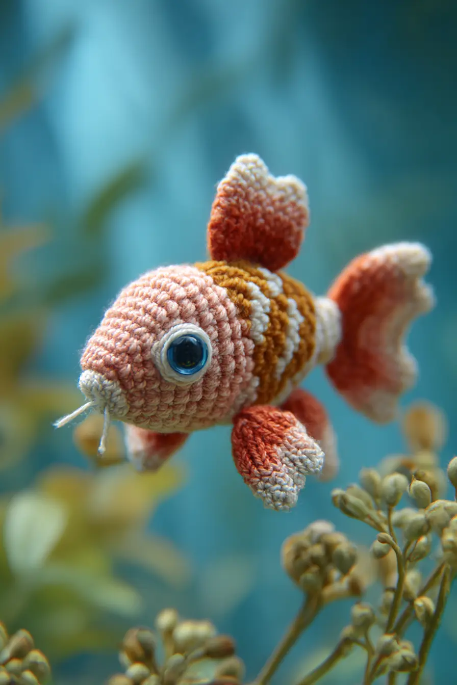 Amigurumi Koi Fish Crochet Pattern — DK Yarn, 4–6 in Cute Fish Toy