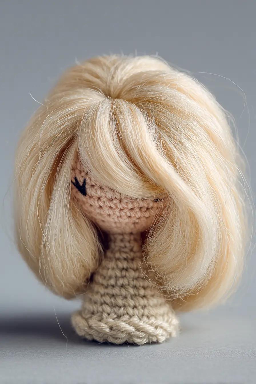 Amigurumi Doll with Blonde Wig — Crochet Materials, Stitches & Safety Tips