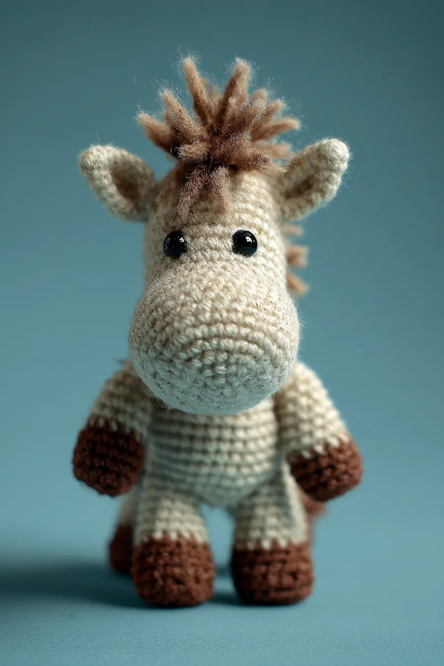 Amigurumi Pony Crochet Pattern — Small Plush Toy, Materials & Tips