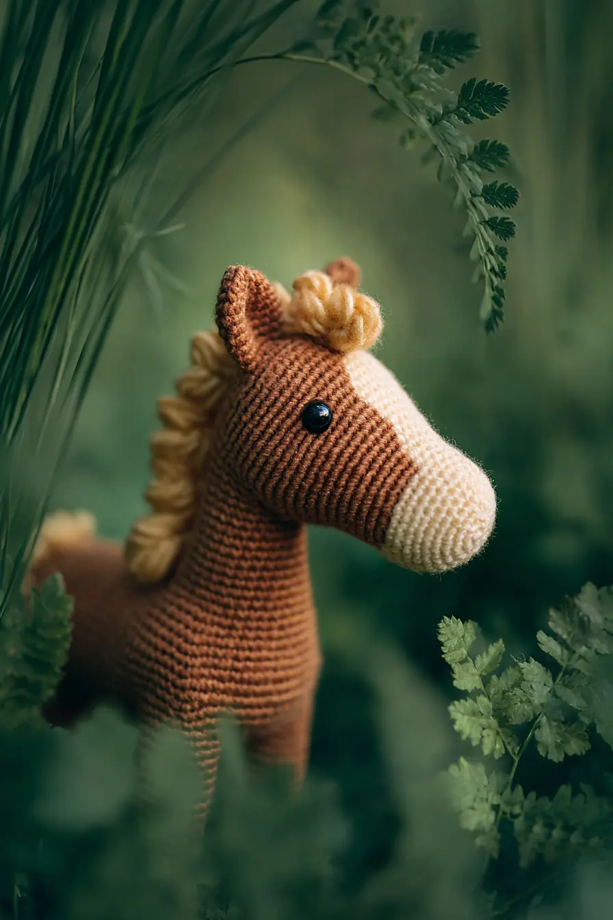 Amigurumi Horse Crochet Pattern — Small Brown Pony Toy (Materials & Tips)