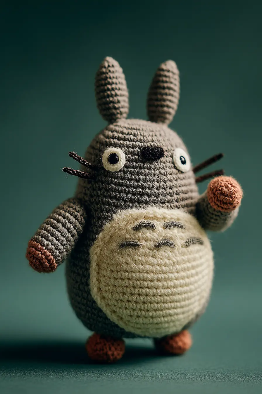 Amigurumi Totoro-Style Crochet Plush — Materials, Stitches & Helpful Tips