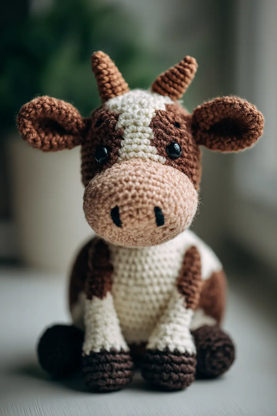 Amigurumi Cow Crochet Pattern — Materials, Stitches & Safety Tips